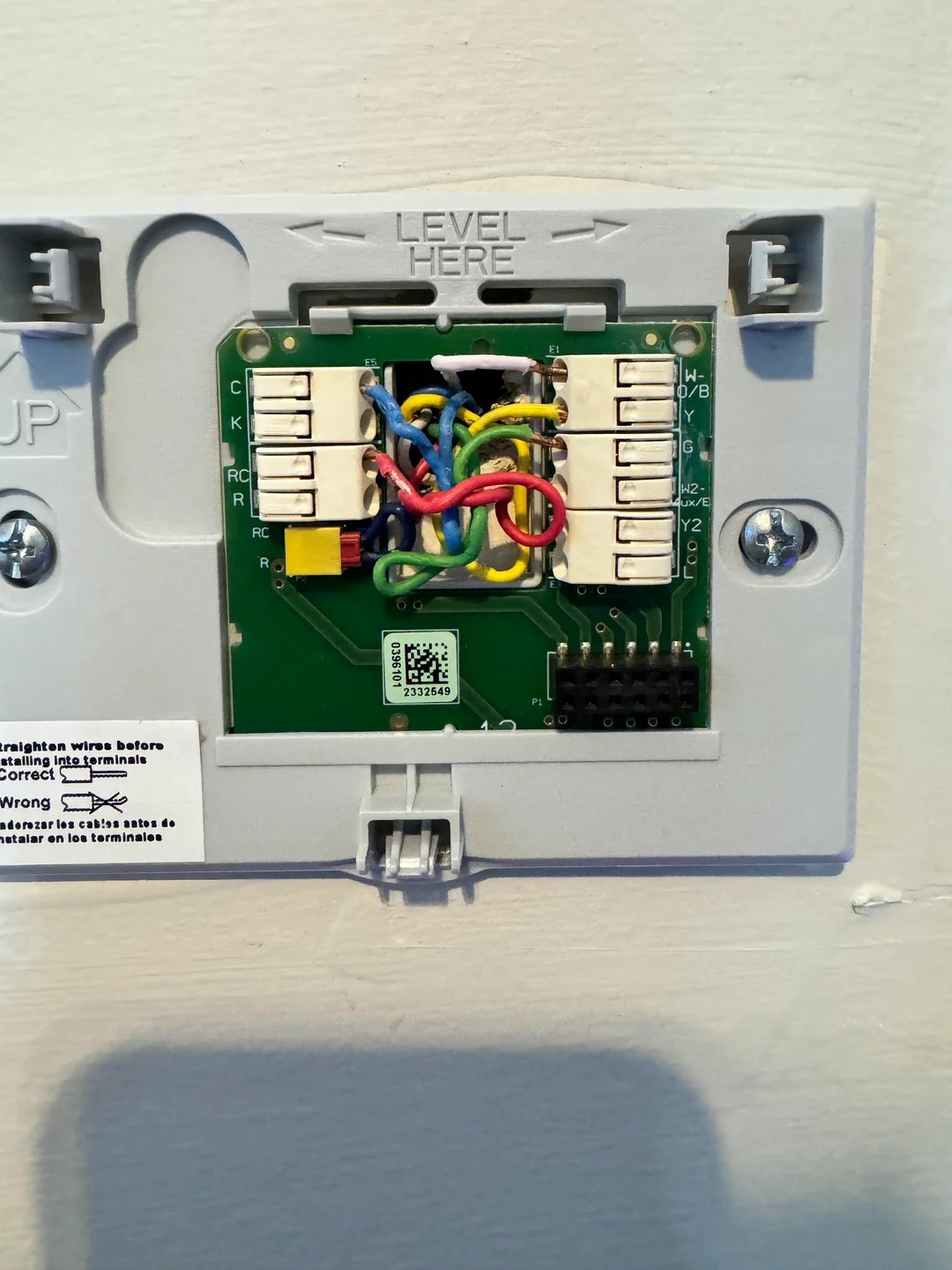 Check honeywell Thermostat Wiring and Connection