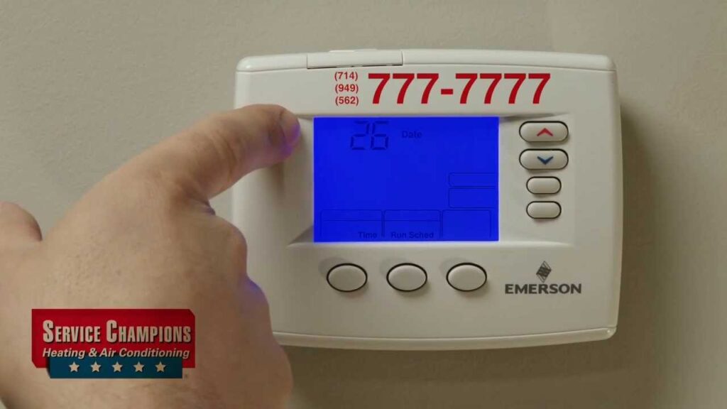 Emerson Thermostat Flame Icon Blinking