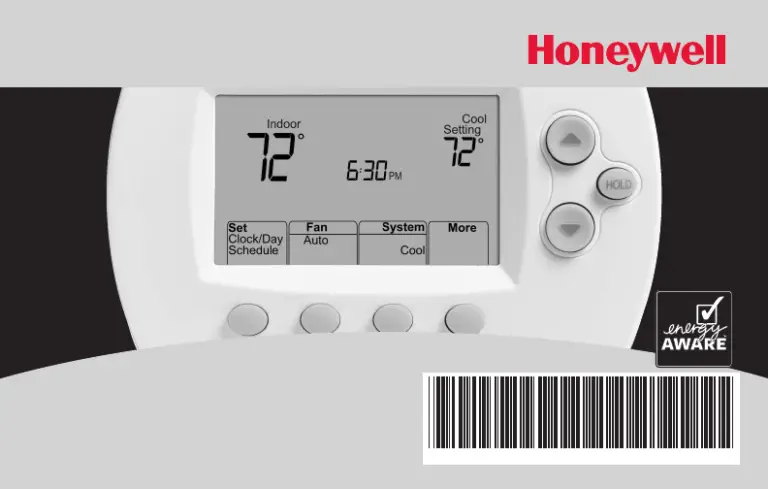 Honeywell FocusPro TH6320R Thermostat Operating Manual