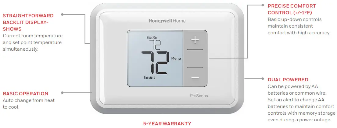 Honeywell Home T3 Pro Thermostat Installation Manual