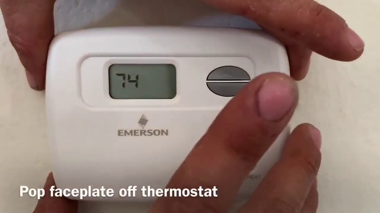 How to Reset Emerson White Rodgers Thermostat