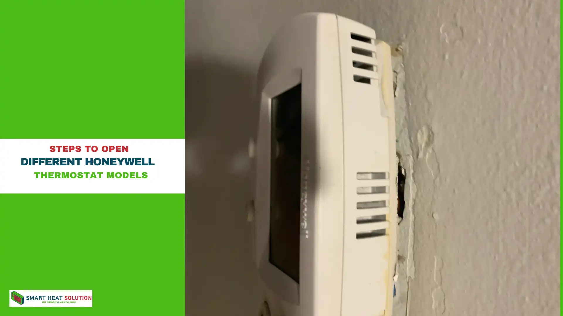 Steps to Open Different Honeywell Thermostat Models