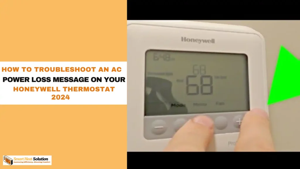 How to Troubleshoot an AC Power Loss Message on Your Honeywell Thermostat