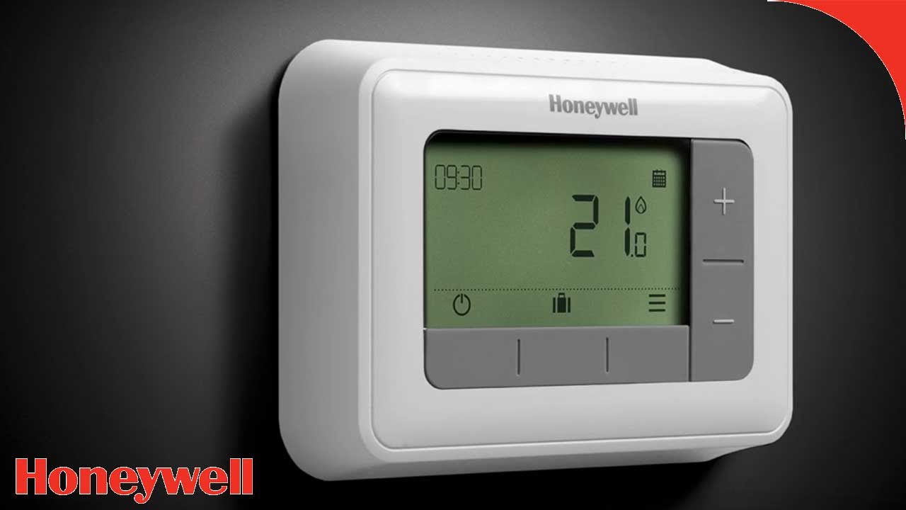 honeywell thermostat on the wall