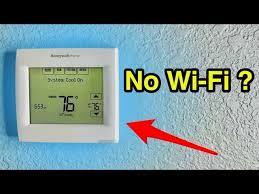 a honeywell thermostat with no wifi