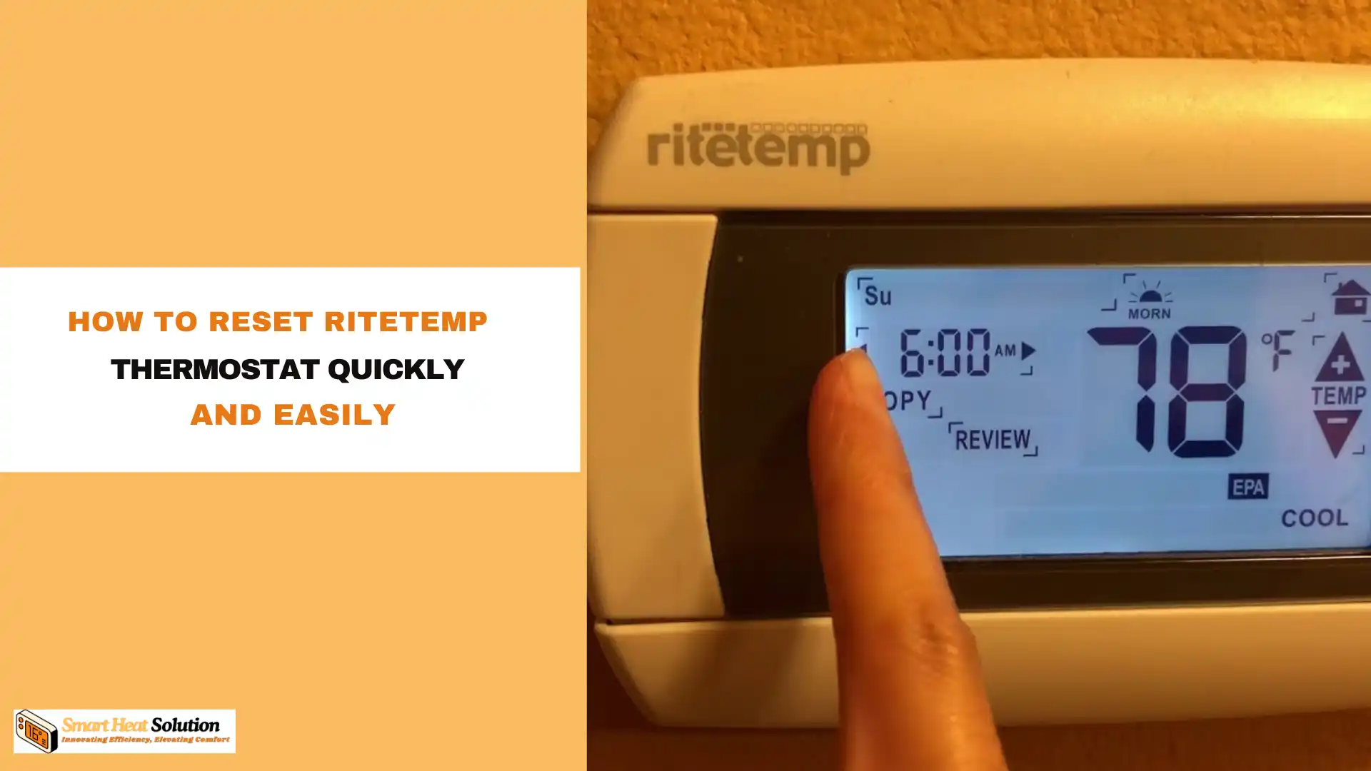 How To Reset Ritetemp Thermostat Quickly And Easily