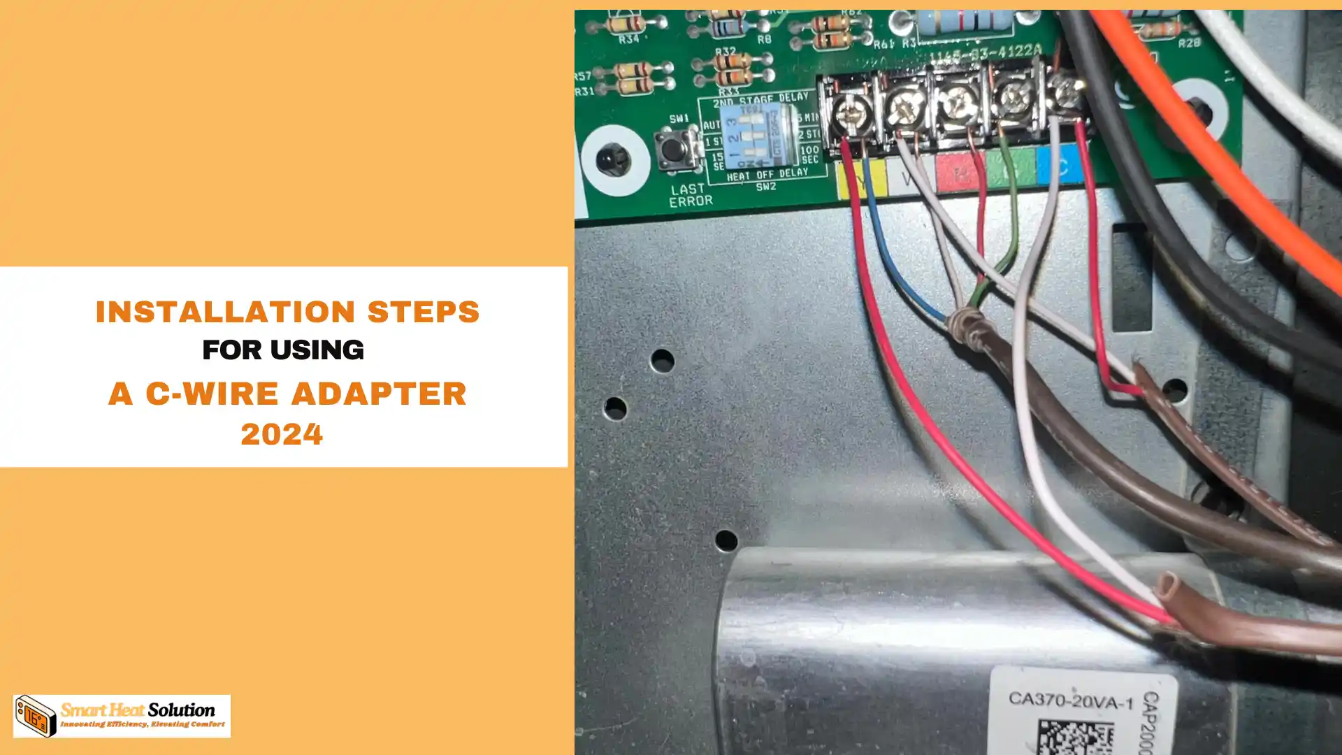 Installation Steps for Using a C-Wire Adapter