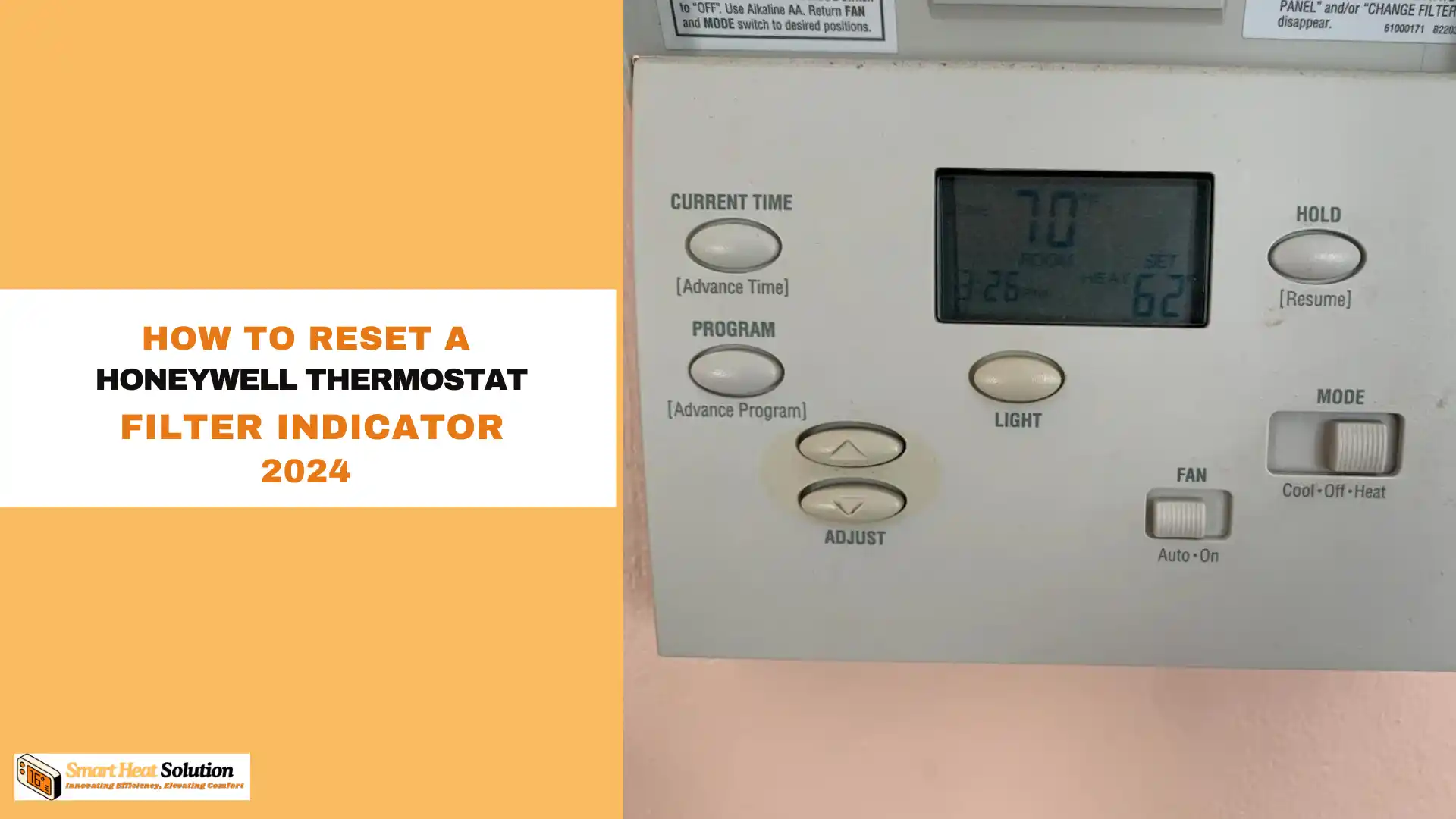 How to Reset a Honeywell Thermostat Filter Indicator?