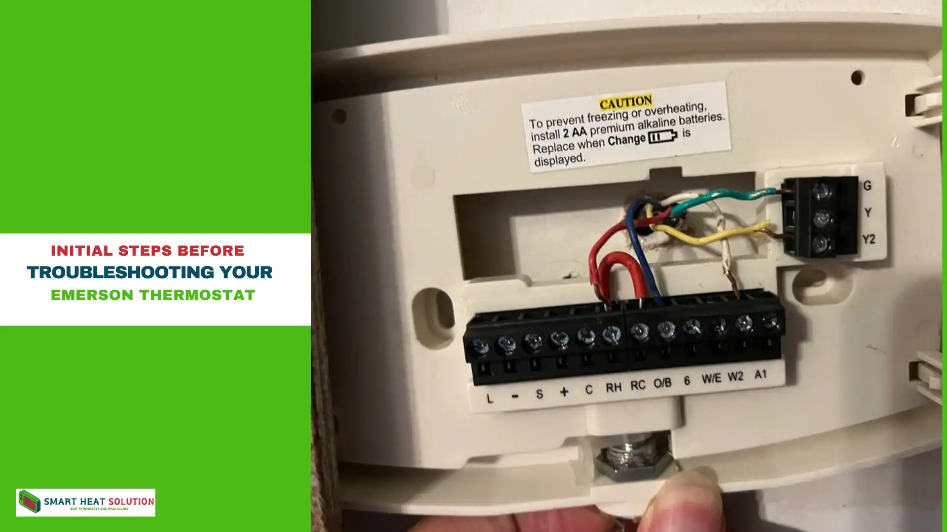 Initial Steps Before Troubleshooting Your Emerson Thermostat