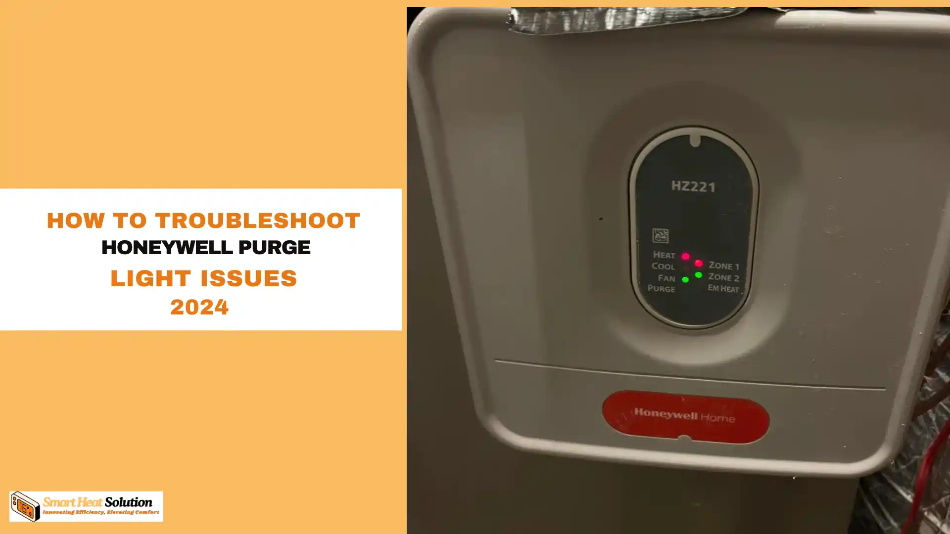 Troubleshoot Honeywell Purge Light Issues