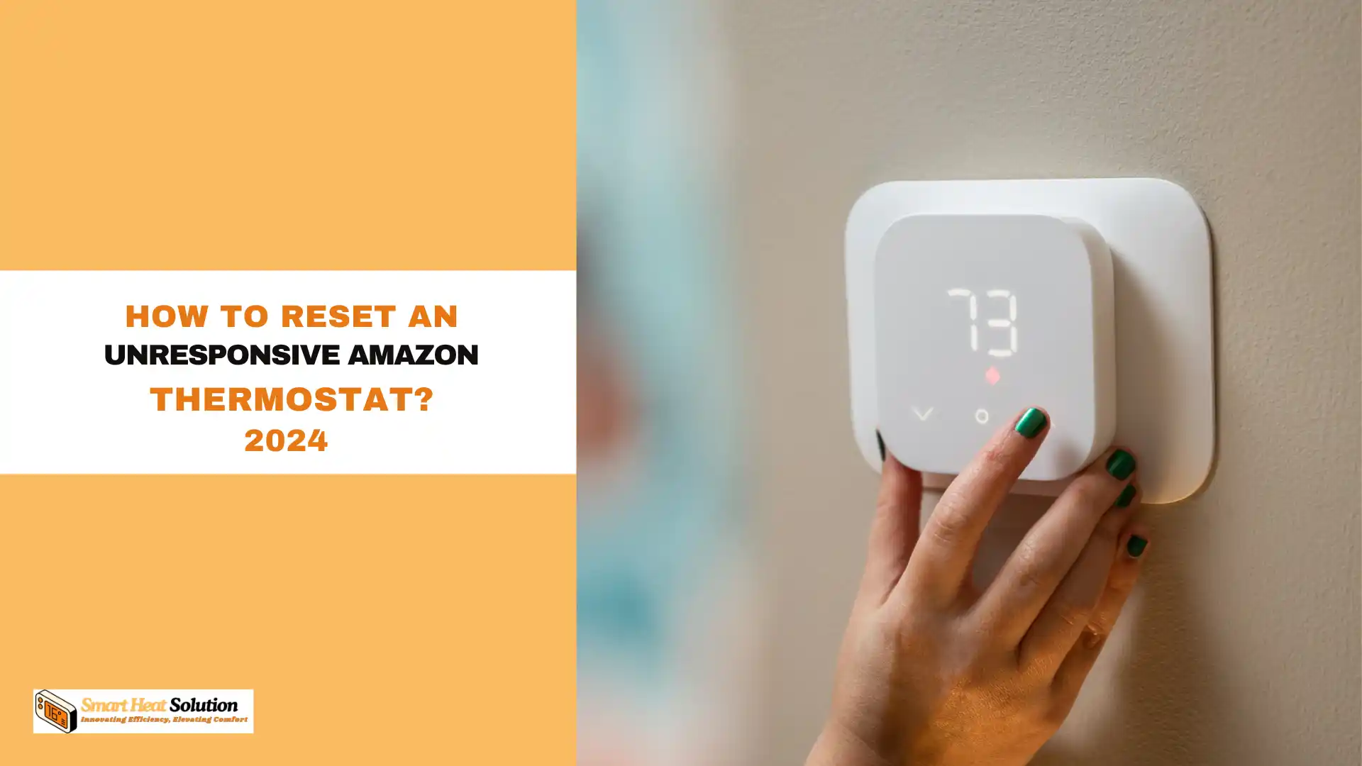 How To Reset An Unresponsive Amazon Thermostat?