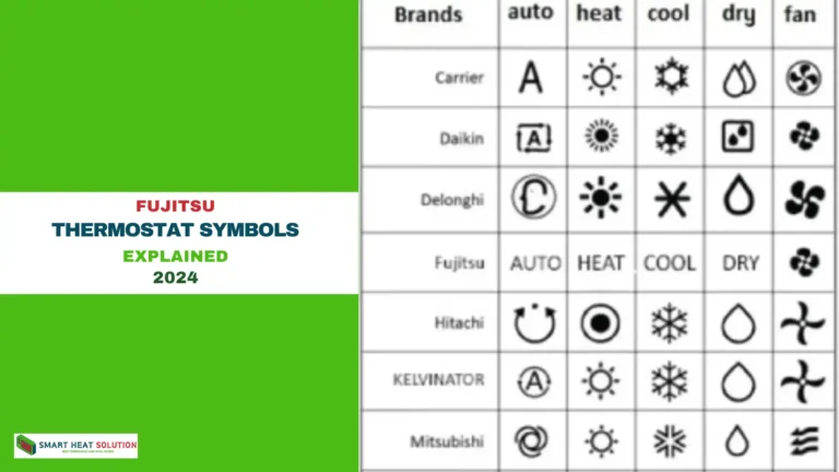 Fujitsu Thermostat Symbols (Explained) in 2024