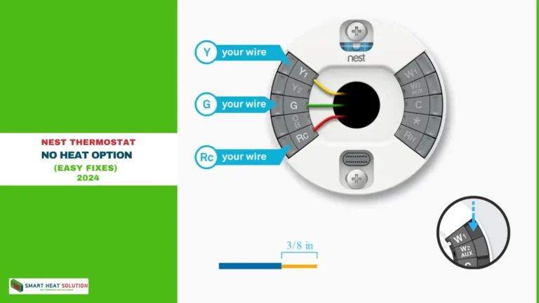 Nest Thermostat No Heat Option (Easy Fixes)